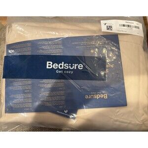 New Bedsure Bamboo Tan Sheet Set Queen Size